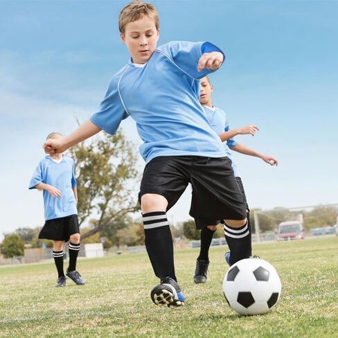 Soccer Shin Guards, Youth Soccer Shin Pads, Lightweight and Breathable Kids Calf Socks Protective Soccer Shin Equipment for 3-6 7-10 11-15 Years Old Boys Girls Teenagers in Saudi Arabia