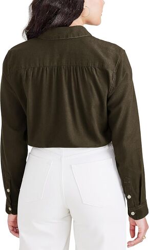 DOCKERS Women's Regular Favorite Long Sleeve Collared Shirt in Saudi Arabia