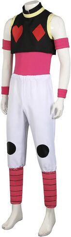 FOGHORN Mens Hisoka Cosplay Costume Adult Halloween Outfit Uniform Full Set in Kuwait