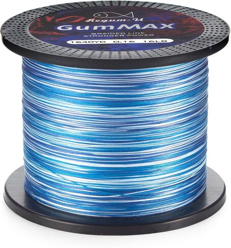 Gummax 8 Strand Braided Fishing Line | -Pro Grade Power Performance-Abrasion Resistant-Zero Stretch-Smaller Diameter in Saudi Arabia