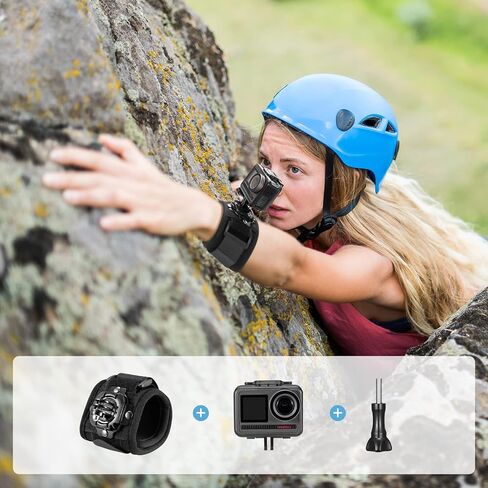 مجموعة أدوات التزلج من AKASO Action Camera لـ EK7000/EK7000 Pro/Brave 4/Brave 4 Pro/Brave 7 LE/Brave 7/Brave 8/V50X/V50 Pro/V50 Elite/GoPro Hero 13 12 11 10 9/DJI/Apexcam Action Camera in Kuwait