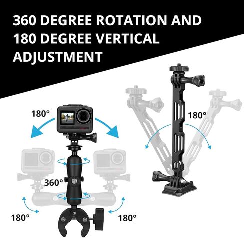 مجموعة أدوات التزلج من AKASO Action Camera لـ EK7000/EK7000 Pro/Brave 4/Brave 4 Pro/Brave 7 LE/Brave 7/Brave 8/V50X/V50 Pro/V50 Elite/GoPro Hero 13 12 11 10 9/DJI/Apexcam Action Camera in Kuwait