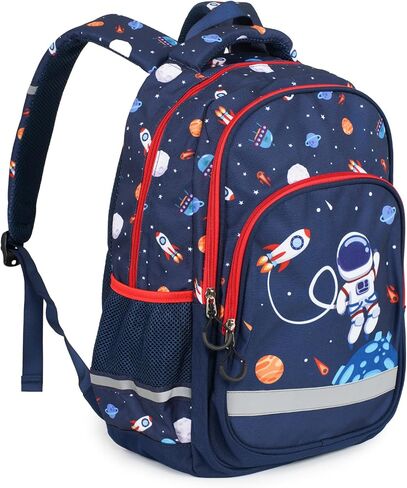 Kids Backpack with Lunch Bag and Pencil Case for Girls, Boys (Large Astronaut Set) in Saudi Arabia