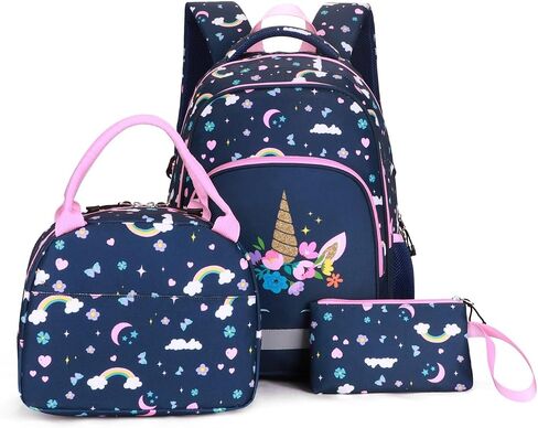 Kids Backpack with Lunch Bag and Pencil Case for Girls, Boys (Large Astronaut Set) in Saudi Arabia