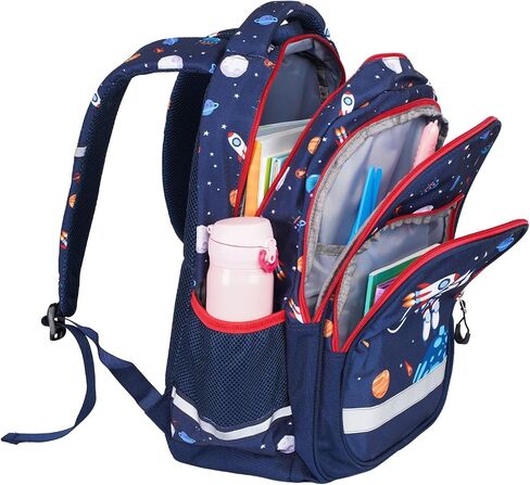 Kids Backpack with Lunch Bag and Pencil Case for Girls, Boys (Large Astronaut Set) in Saudi Arabia