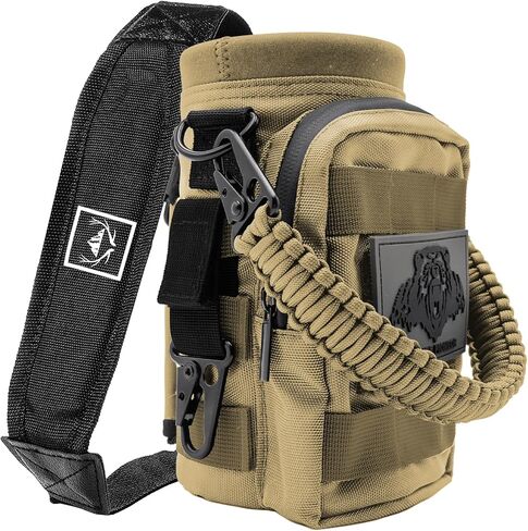NATURE PIONEOR 64 oz Tactical Water Bottle Pouch, Multi-Function Tactical Water Bottle Bag with Adjustable Shoulder Strap, Molle Water Bottle Holder in Saudi Arabia