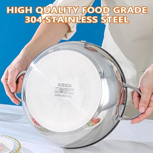 9.76 inches 3.4L 304 Stainless Steel Deep Fryer Pot,Janpanese Style Tempura Frying Pot with Strainer Basket and Thermometer,Deep Frying Oil Container with Handle for Frying Fish Shrimp Chicken in Kuwait