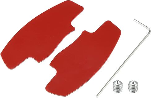 X AUTOHAUX 1 Pair Steering Wheel Paddle Shifter Extension Aluminum Alloy Red for Honda Accord 2013-2018 Spirior 2015-2018 Odyssey 2015-2018 in Saudi Arabia