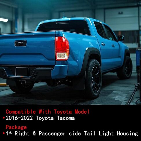 RANSOTO Tail Light Compatible With 2016 2017 2018 2019 2020 2021 2022 Toyota Tacoma Right Passenger Side Rear Taillight Housing in Saudi Arabia