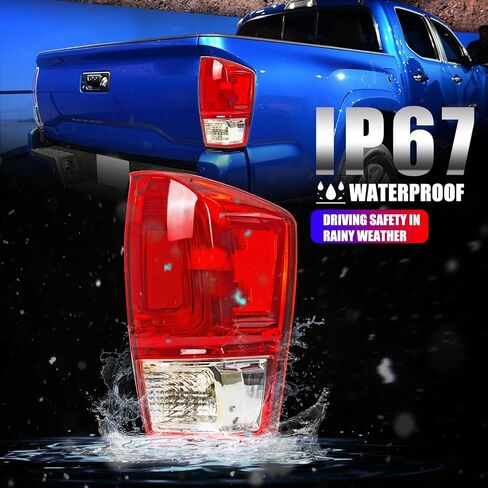 RANSOTO Tail Light Compatible With 2016 2017 2018 2019 2020 2021 2022 Toyota Tacoma Right Passenger Side Rear Taillight Housing in Saudi Arabia