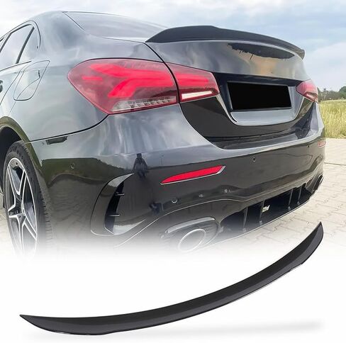 ABS الجذع المفسد لمرسيدس بنز فئة W177 V177 A35 AMG سيدان 2019-2022 A160 A180 A200 A220 A250 لمعان أسود خلفي التمهيد الشفاه سطح السفينة غطاء سبويلر الجناح in Kuwait