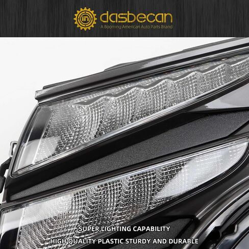 Dasbecan LED Daytime Running Light Assembly Compatible With Hyundai Tucson 2022 2023 Right Passenger Side Daytime Running Light Modules Replaces# 92208CW010 in Saudi Arabia