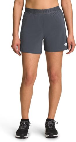 THE NORTH FACE Women's Half Dome Logo Fleece Short (Standard and Plus Size). Deep Periwinkle/TNF White. 3X Plus Regular in Saudi Arabia