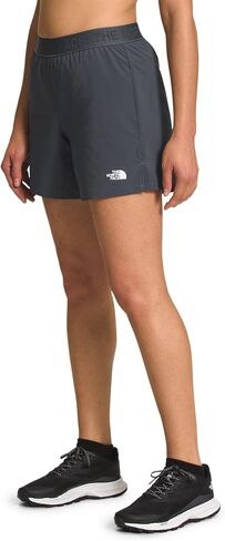 THE NORTH FACE Women's Half Dome Logo Fleece Short (Standard and Plus Size). Deep Periwinkle/TNF White. 3X Plus Regular in Saudi Arabia