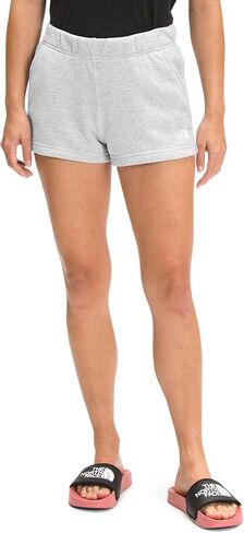 THE NORTH FACE Women's Half Dome Logo Fleece Short (Standard and Plus Size). Deep Periwinkle/TNF White. 3X Plus Regular in Saudi Arabia
