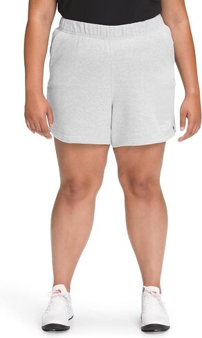 THE NORTH FACE Women's Half Dome Logo Fleece Short (Standard and Plus Size). Deep Periwinkle/TNF White. 3X Plus Regular in Saudi Arabia
