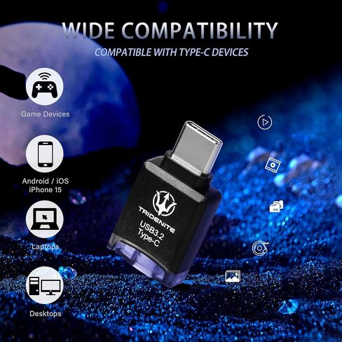 محول قارئ بطاقات الذاكرة USB 3.2 من النوع A MicroSD (DDR-200، يتضمن بطاقة MicroSD بسرعة 185 ميجابايت/ثانية بسعة 512 جيجابايت) in Saudi Arabia