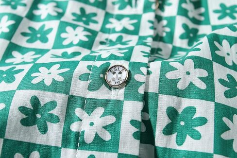 SSLR-Hawaiian-Shirts-for-Men-Dress Shirt Button Down Shirt Floral Long Sleeve in Kuwait