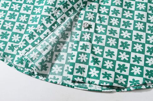 SSLR-Hawaiian-Shirts-for-Men-Dress Shirt Button Down Shirt Floral Long Sleeve in Kuwait