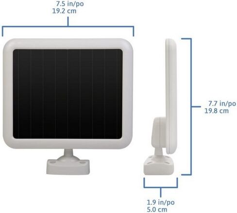 ضوء الحركة الشمسية Sunforce 100 LED ذو الرأس المزدوج مع ميزة التركيب على الزاوية، أبيض فاتح in Saudi Arabia