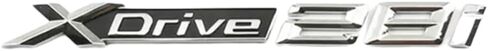 for modifying The Rear Trunk Logo of X1X2X3X4X5X6X7, Original Size, xdrive, 18i 20i 23i 25i 28i 30i 35i 40i 45i 48i 50i 55i (Xdrive-25i-silvery) in Saudi Arabia