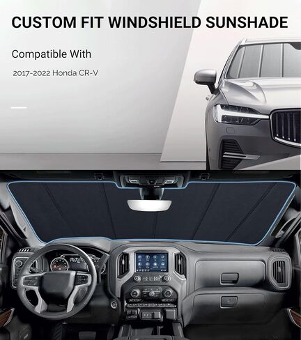 Car Windshield Sun Shade fits 2017-2022 Honda CR-V,Car Window Shades-Safeguard in Saudi Arabia