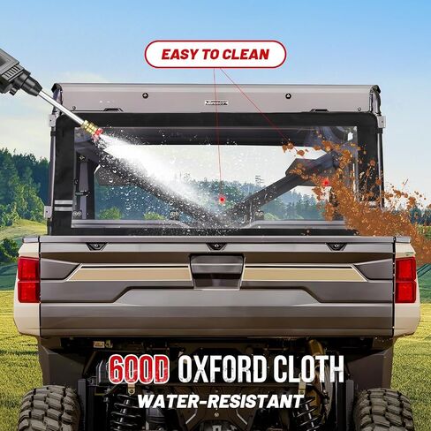 UTV Rear Windshield Back Window Soft Rear Windshield Dust Panels Waterproof Rear Windshield for KAWASAKI 2013-2023 TERYX 4800 in Saudi Arabia