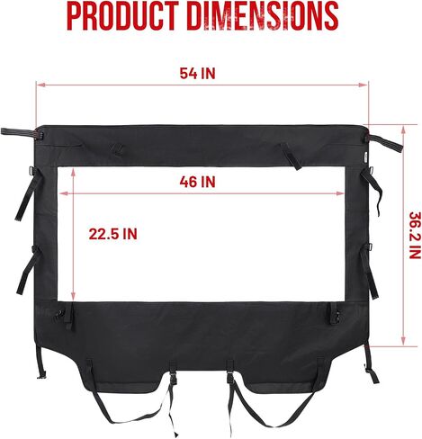 UTV Rear Windshield Back Window Soft Rear Windshield Dust Panels Waterproof Rear Windshield for KAWASAKI 2013-2023 TERYX 4800 in Saudi Arabia