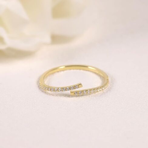 Anniversary Rings for Women,Silver Ring for Women Round Moissanites Female Rings 14K Gold Plated 925 Sterling Silver Round Cut Handmade Rings Fine Jewelry for Women Gift. in Saudi Arabia