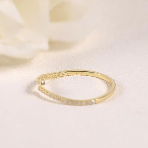 Anniversary Rings for Women,Silver Ring for Women Round Moissanites Female Rings 14K Gold Plated 925 Sterling Silver Round Cut Handmade Rings Fine Jewelry for Women Gift. in Saudi Arabia