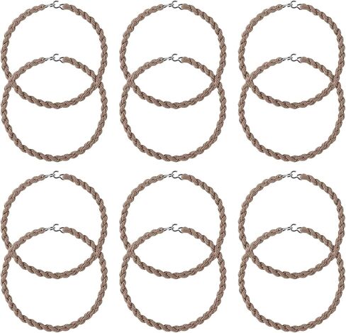 12pcs Military Boot Straps, Trouser Legs Ties with Metal Hooks Shoelaces Army Blousing Straps for Outdoor Activities Women Men Elastic Boot Blousers Bands(Khaki) in Saudi Arabia