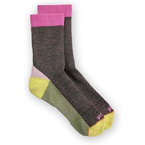 Pistil Women's Brown Chloe Crew Merino Blend Sock LG