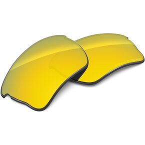 Performance Replacement Lenses Compatible with Oakley Quarter Jacket OO9200 Polarized Etched-Golden Yellow