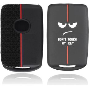 2 PCS Silicone 4 Button Remote Control Key Case Fob Shell Cover Ring Holder Protector for Mazda 3 6 cx5 cx9 cx30 cx50 mx5 Miata 2019 2020 2021 2022 2023 2024 2025 Car Replacement