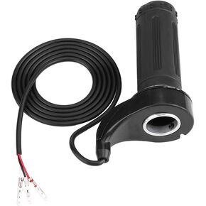 Qiilu Throttle Grip Motorcycle Accelerator Electric Scooter Speed Throttle Grip with 3 Wires