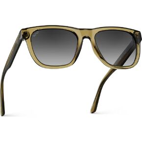 WearMe Pro Polarized Classic Square Men's Sunglasses- Stylish Rectangular Frames with Gradient Lenses