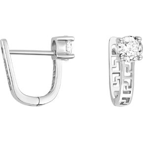 SOFIA MILANI - Solid 925 Sterling Silver Earrings for Women - Zirconia Stud Earring - E1730