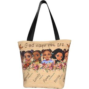 African American Tote Bags For Women Black Queen Girl Magic Top Handle Satchel Handbags
