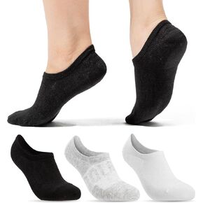 COOLMATE 6 Pairs Cotton No Show Socks Womens, Ankle Socks Women, Short Socks for Women No Show, Womens No Show Socks