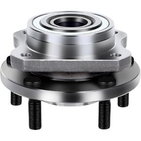 ECCPP Wheel Hub and Bearing Assembly Front 513123 fit 1996-2007 for Plymouth Voyager Dodge Caravan, Chrysler Town & Country 5 lugs Wheel hubs 4 Bolt Flange