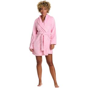 bebe Womens Mid-Length Plush Pajama Lounge Robe Bathrobe in Kuwait