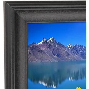 12x31 Inch Posters Frame Solid Wood Black 12x31 Inch Picture Frame 12x31 Inch Panoramic Frame 12x31 Inch Photo Frame, including Hanging Hardware (Y23B1231)