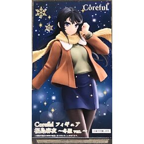 Taito Rascal Does Not Dream of A Dreaming Girl: Mai Sakurajima Coreful Figure (Winter Wear Version)