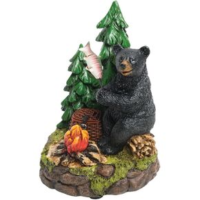 Bear Fishing Figurine