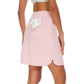 M MOTEEPI Golf Skirts for Women Knee Length with Pockets Cotton Skort Sport Running Athletic Casual Summer