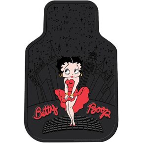 Plasticolor 001422R01 Betty Boop Skyline Universal Fit Car Truck SUV Front Floor Mats Pair