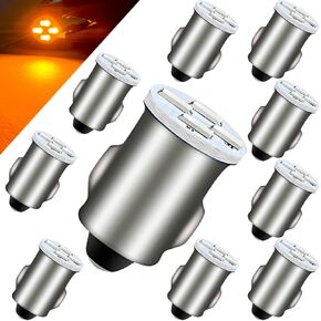 10pcs DC6-24V BA7S LED Bulbs White 3014 4SMD Chips LED Mini Bulbs for Car Instrument Dashboard Panel Light.