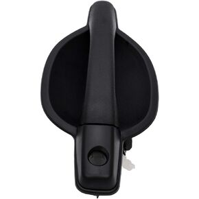 OCPTY Door Handle Exterior Front Driver Left Side Replacement Fit 2004-2008 for Mitsubishi Endeavor Outside Door Handle Balck (1pcs)
