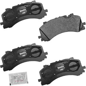Bendix Priority1 CFM1952 Semi-Metallic Front Brake Pads for Audi A8 Quattro 2021-2019, S6 2021-2020, S7 2020, S7 Sportback 2021-2020, S8 2021-2020, SQ7 2021-2020, SQ8 2021-2020