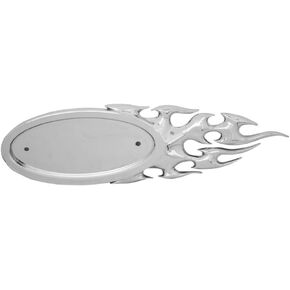 GG Grand General 97046 Large Chrome Plated Plastic Flame Emblem Accent